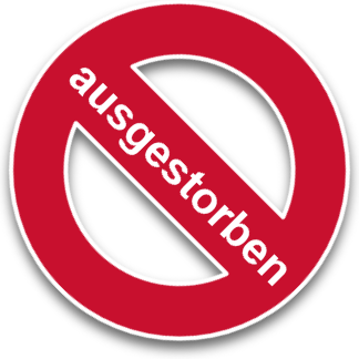 ausgestorben